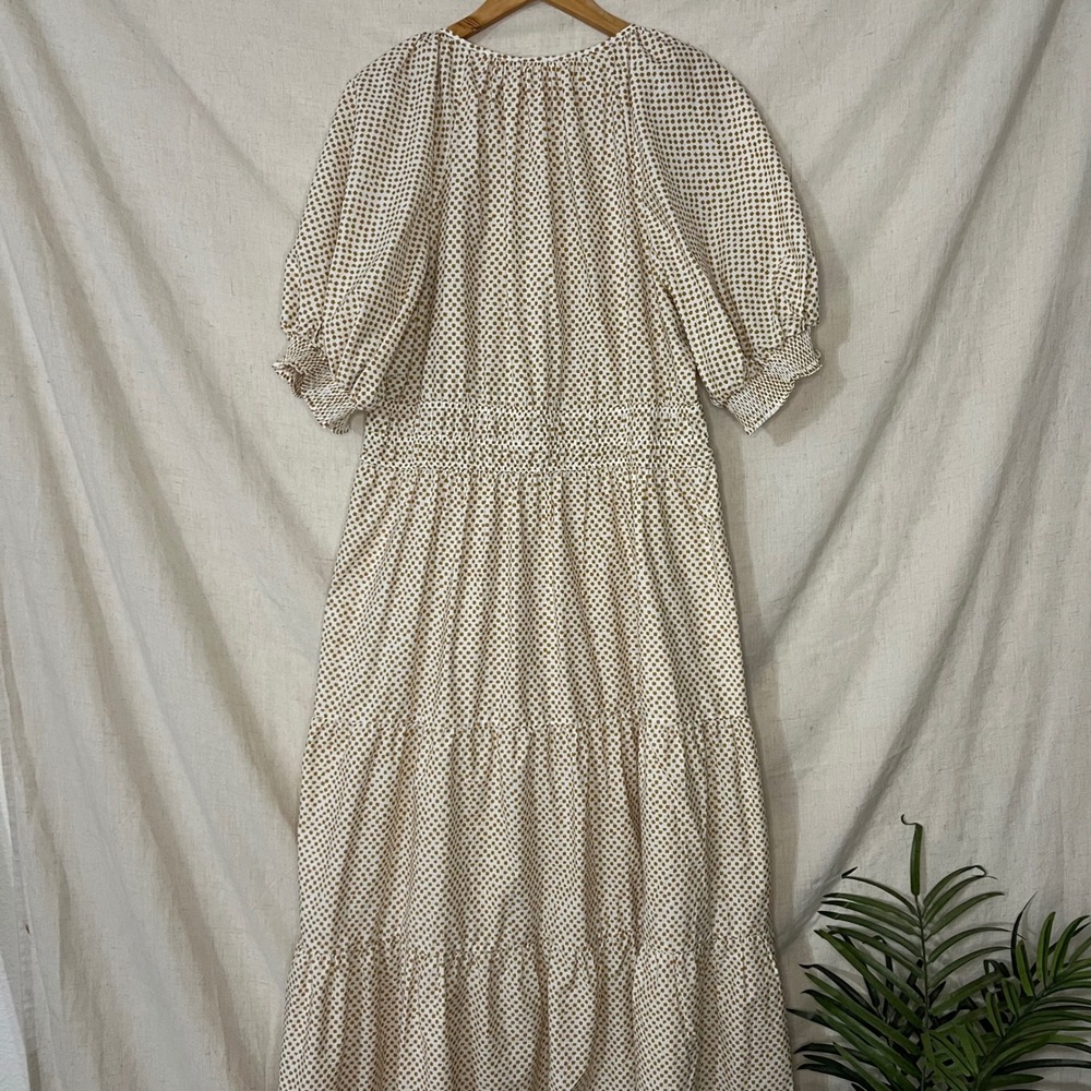 NWOT Anthropologie The Somerset Puff Maxi Dress Women's Size XL - Picture 5 of 10